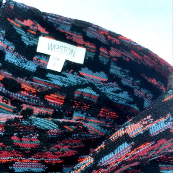 WESTON Aztec Jacquard Angelina Anthropologie Skirt - Picture 3 of 7